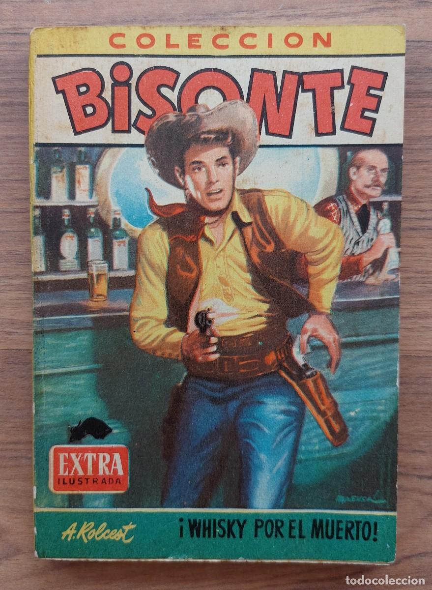 Libros de segunda mano: BISONTE EXTRA ILUSTRADA BRUGUERA OESTE N&ordm; 179-WHISKY POR EL MUERTO (A.ROLCEST) NOVELAS-BOLSILIBROS