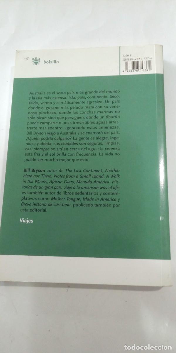 Libros de segunda mano: En las Ant&iacute;podas Bill Bryson - Foto 2
