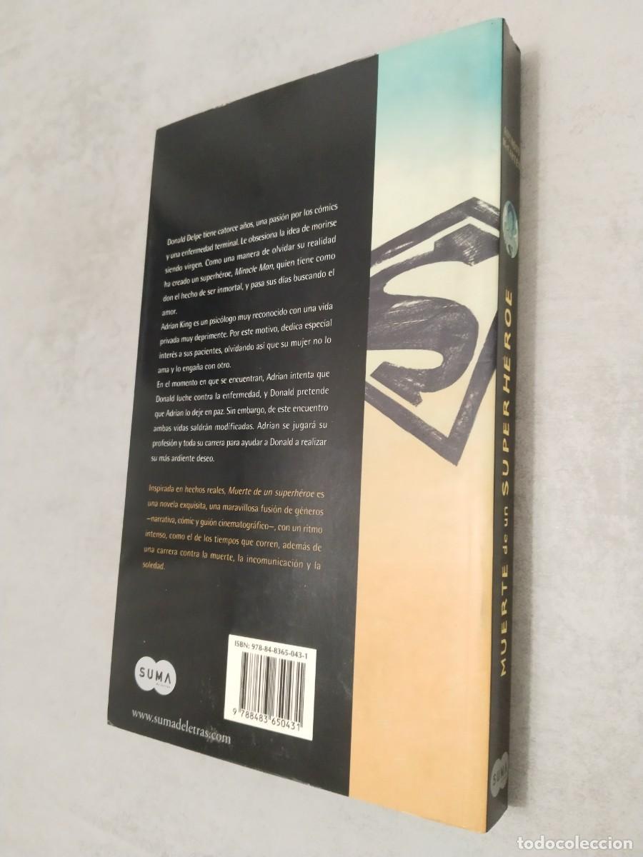 Libros de segunda mano: MUERTE DE UN SUPER HEROE, SUMA DE LETRAS, ANTHONY MCCARTEN, H&Eacute;ROE - Foto 2