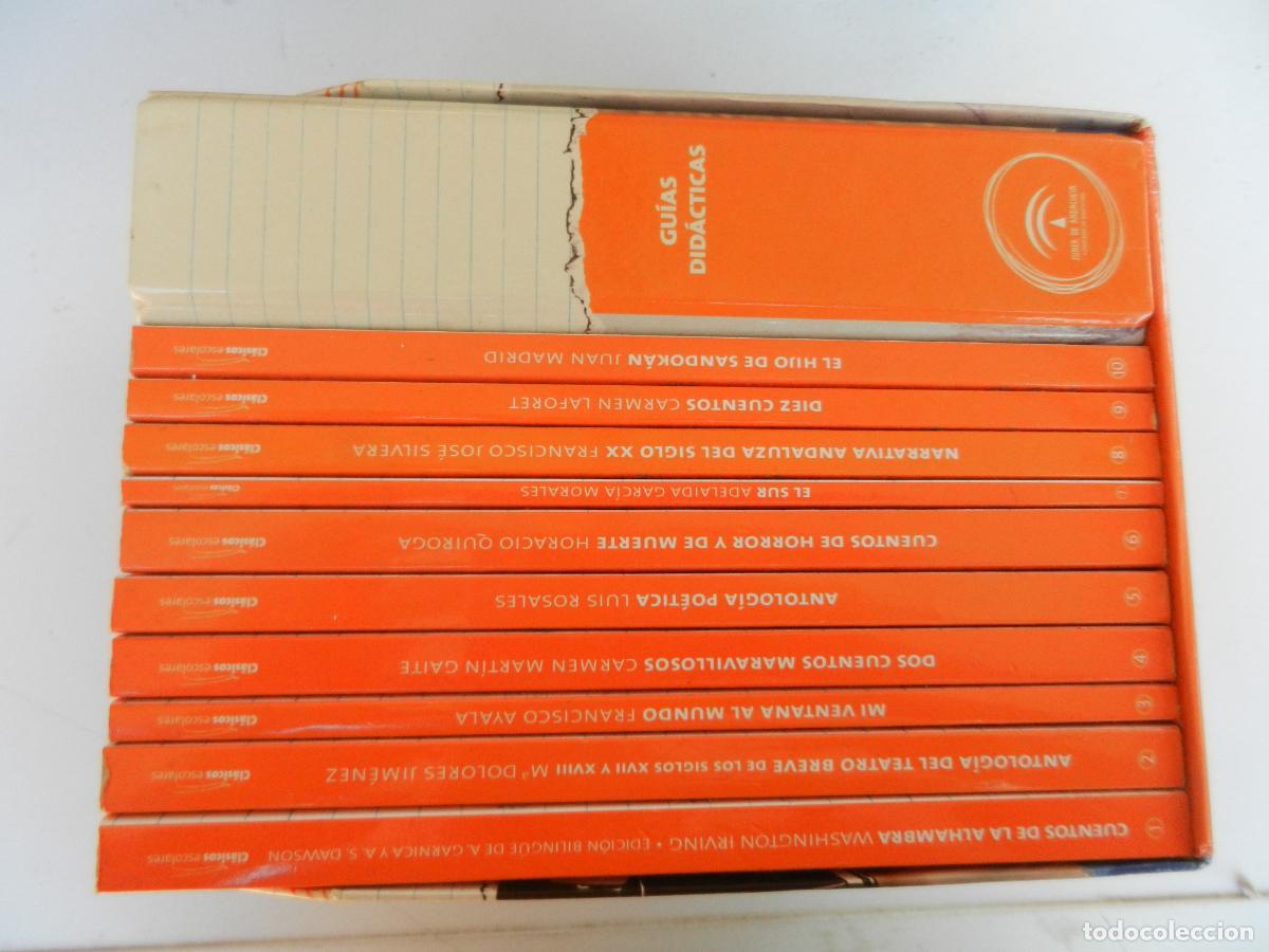 Livres d'occasion: CLASICOS ESCOLARES Y GUIA DIDACTICA DE SECUNDARIA - 10 NOVELAS + GUIA DIDACTICA - CONSEJER&Iacute;A EDUCACI