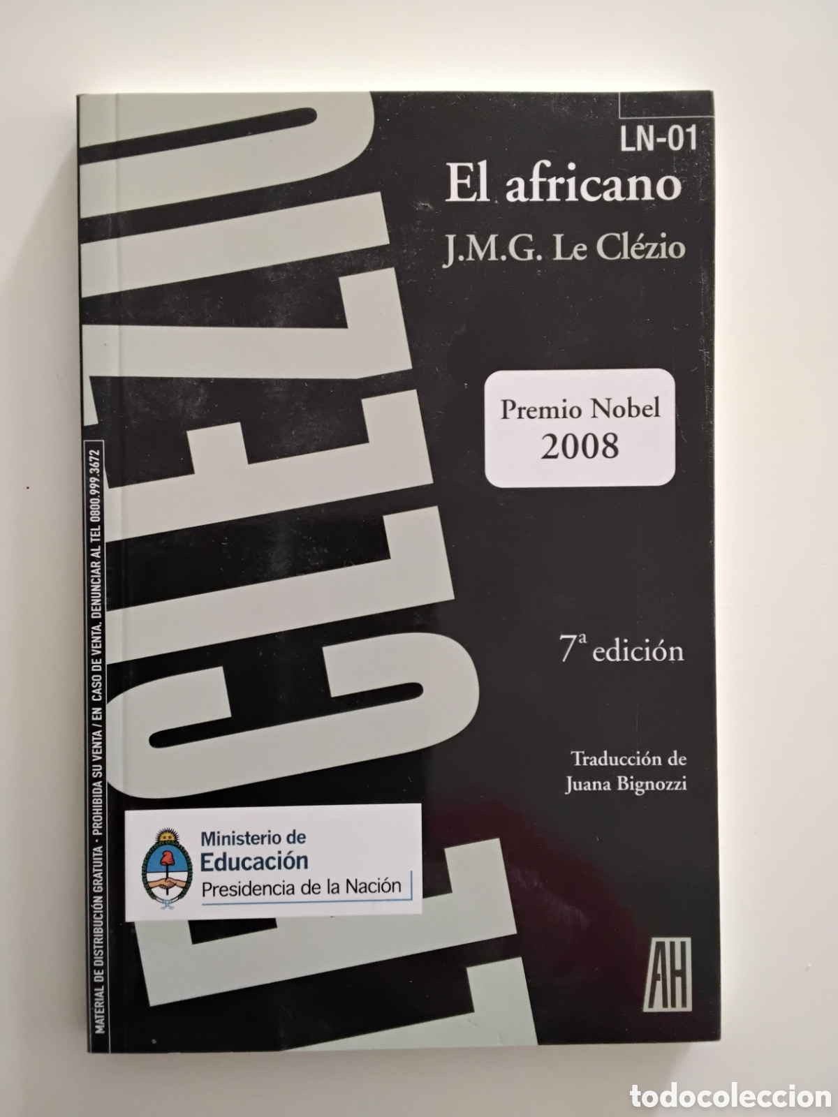 Libros de segunda mano: J.M.G. Le Cl&eacute;zio &mdash; El africano (2013)