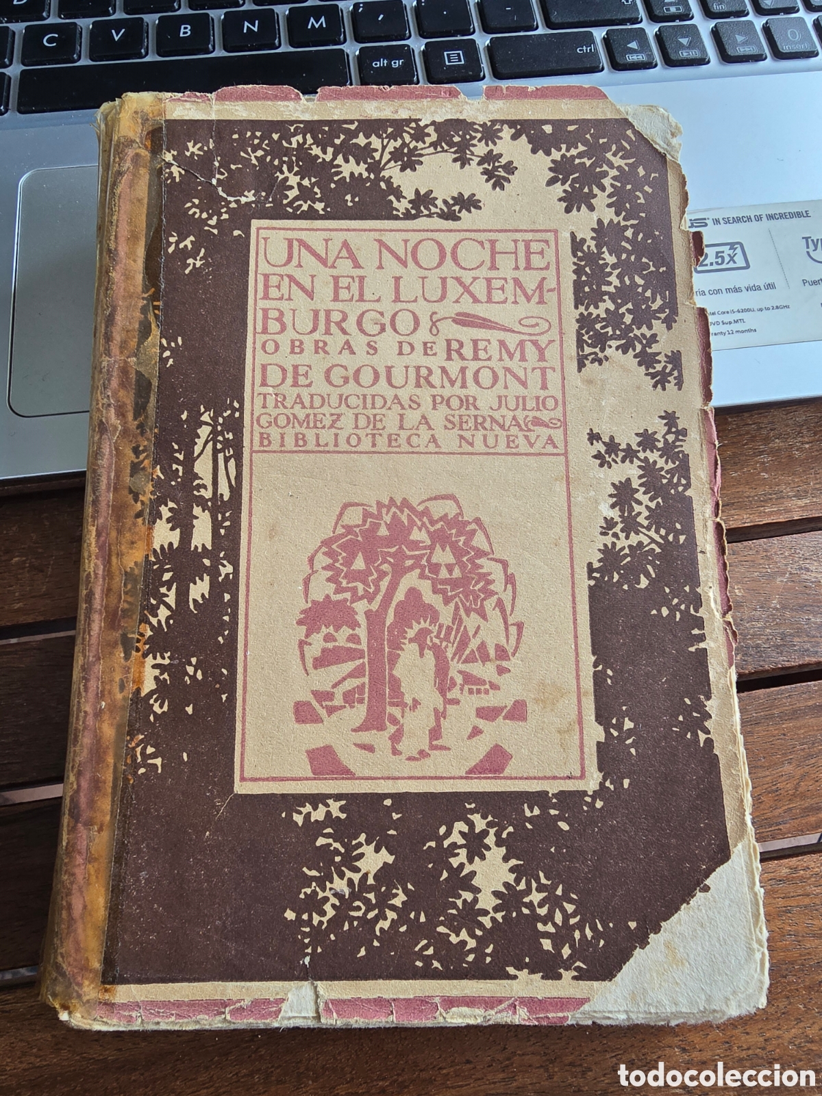 Libros de segunda mano: UNA NOCHE EN EL LUXEMBURGO Remy de Gourmont Biblioteca Nueva Pr&oacute;logo Ram&oacute;n G&oacute;mez de la Serna NOVELA