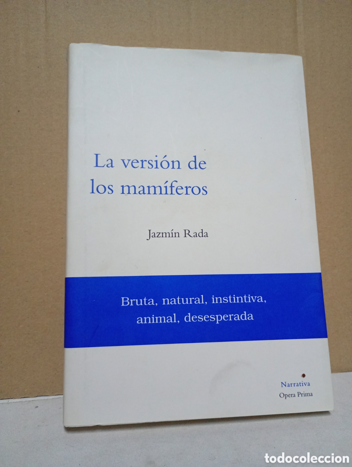 Libros de segunda mano: La versi&oacute;n de los mam&iacute;feros de Jazm&iacute;n Rada