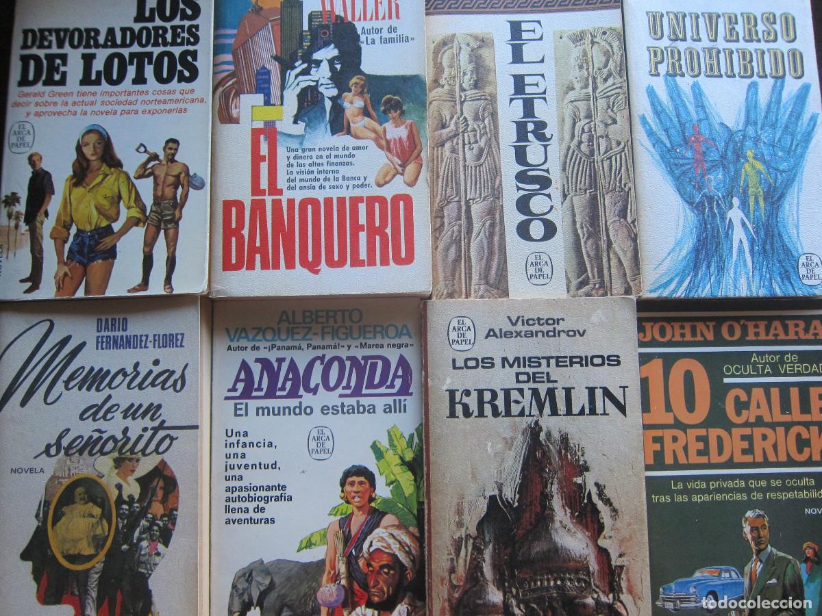 Libros de segunda mano: PACK NOVELAS EL ARCA DE PAPEL - HAILEY, MOORE, ALEXANDROV, GREEN, WALLER... (EADP) 14 UD. NOVELAS