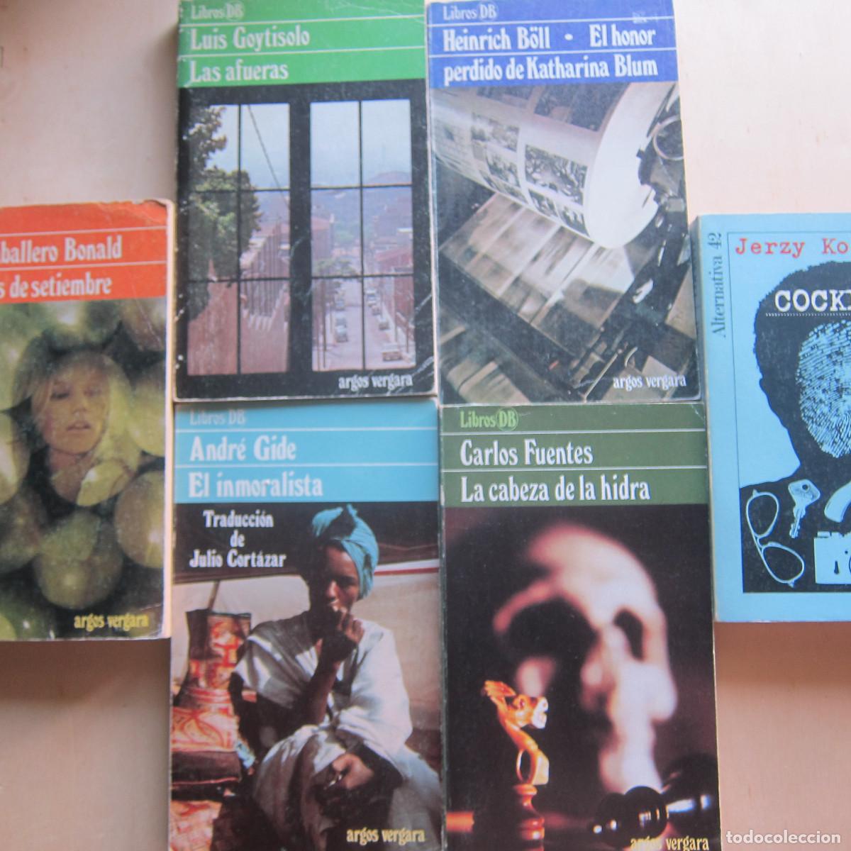 Libros de segunda mano: PACK NOVELAS LIBROS DB - BOLL, GOYTISOLO, GIDE, KOSINSKI... (ARGOS VERGARA) 6 UD. NOVELAS