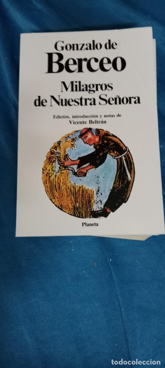 Second hand books: GONZALO DE BERCEO MILAGRO DE NUESTRA SE&Ntilde;ORA LIBRO M-58