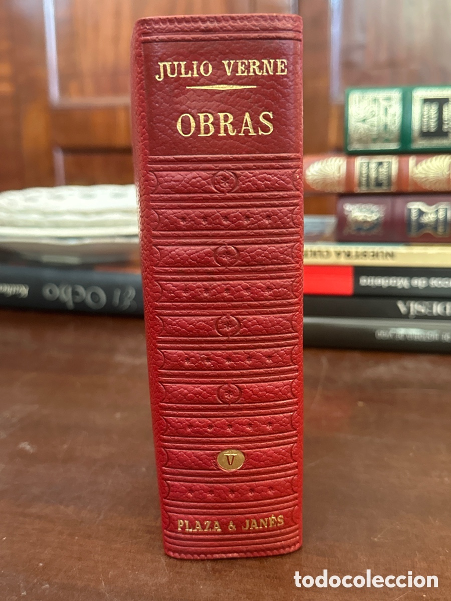Libros de segunda mano: JULIO VERNE. OBRAS. PLAZA Y JANES. TOMO V. 1962