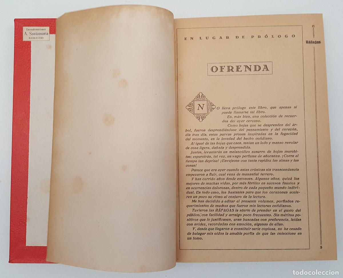 Libros de segunda mano: R&Aacute;FAGAS, JUAN JOS&Eacute; LORENTE, REENCUADERNADO, TEXTOS COMPLETOS, FALTAN PORTADILLA Y P&Aacute;G DE CR&Eacute;DITOS