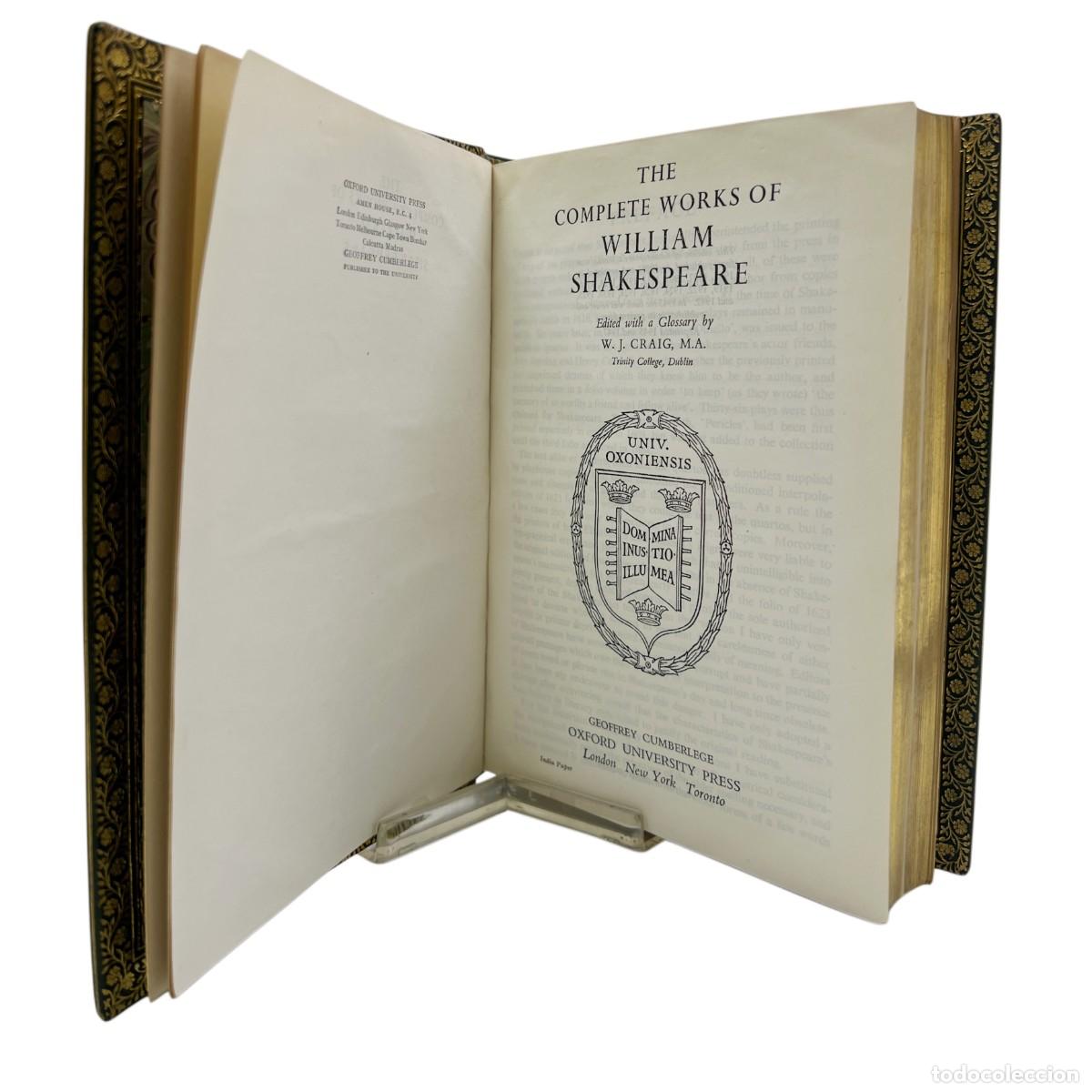 Libros de segunda mano: SHAKESPEARE - COMPLETE WORKS - 1947 - Foto 5