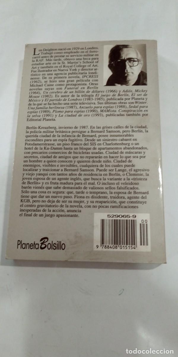Libros de segunda mano: Sedal para esp&iacute;as Len Deighton - Foto 2