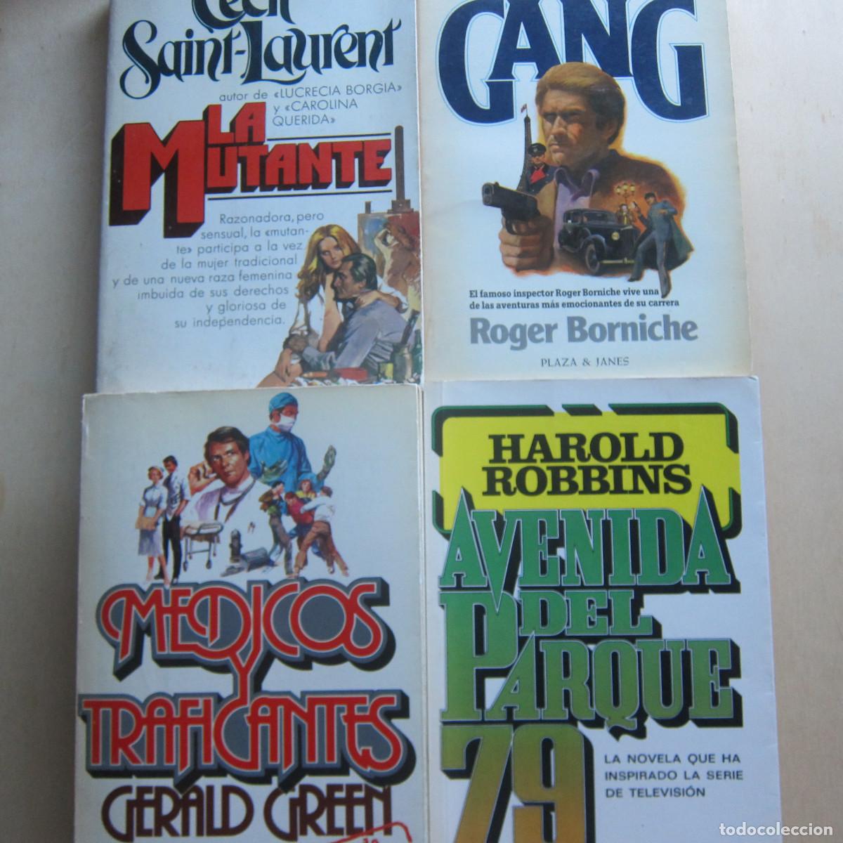 Libros de segunda mano: PACK NOVELAS - LA MUTANTE, EL GANG, M&Eacute;DICOS Y TRAFICANTES, AVENIDA DEL PARQUE 79 (P&J) 4 UD. NOVELAS