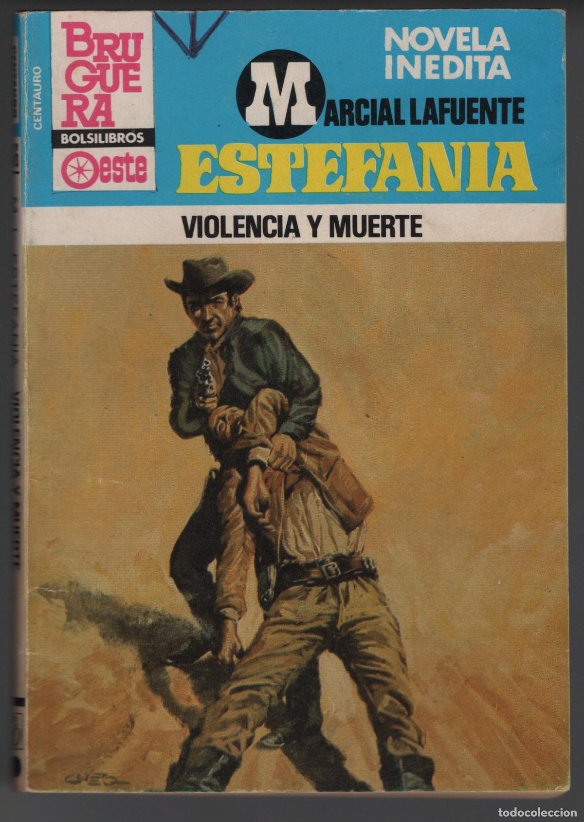 Libros de segunda mano: CENTAURO 766 - VIOLENCIA Y MUERTE - ESTEFANIA - BOLSILIBRO BRUGUERA