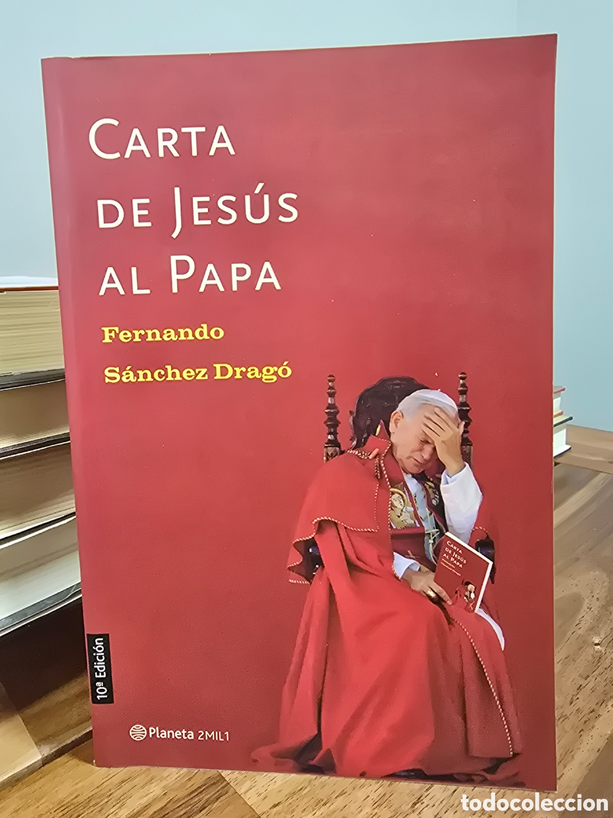 Libros de segunda mano: CARTA DE JESUS AL PAPA Fernando Sanchez Drago PLANETA 10&ordf; edicion 2002 novela