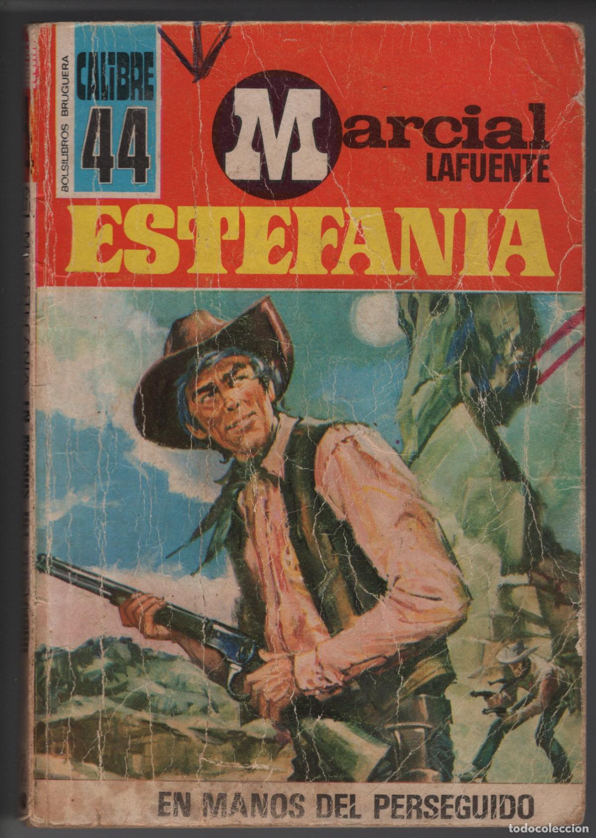 Libros de segunda mano: CALIBRE 44 N&ordm; 271 - EN MANOS DEL PERSEGUIDO - ESTEFANIA - BOLSILIBRO BRUGUERA