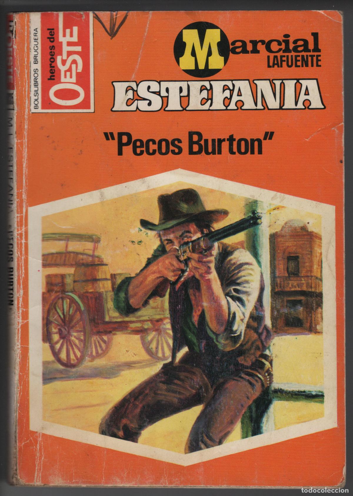 Libri di seconda mano: HEROES DEL OESTE 1035 - PECOS BURTON - ESTEFANIA - BOLSILIBRO BRUGUERA