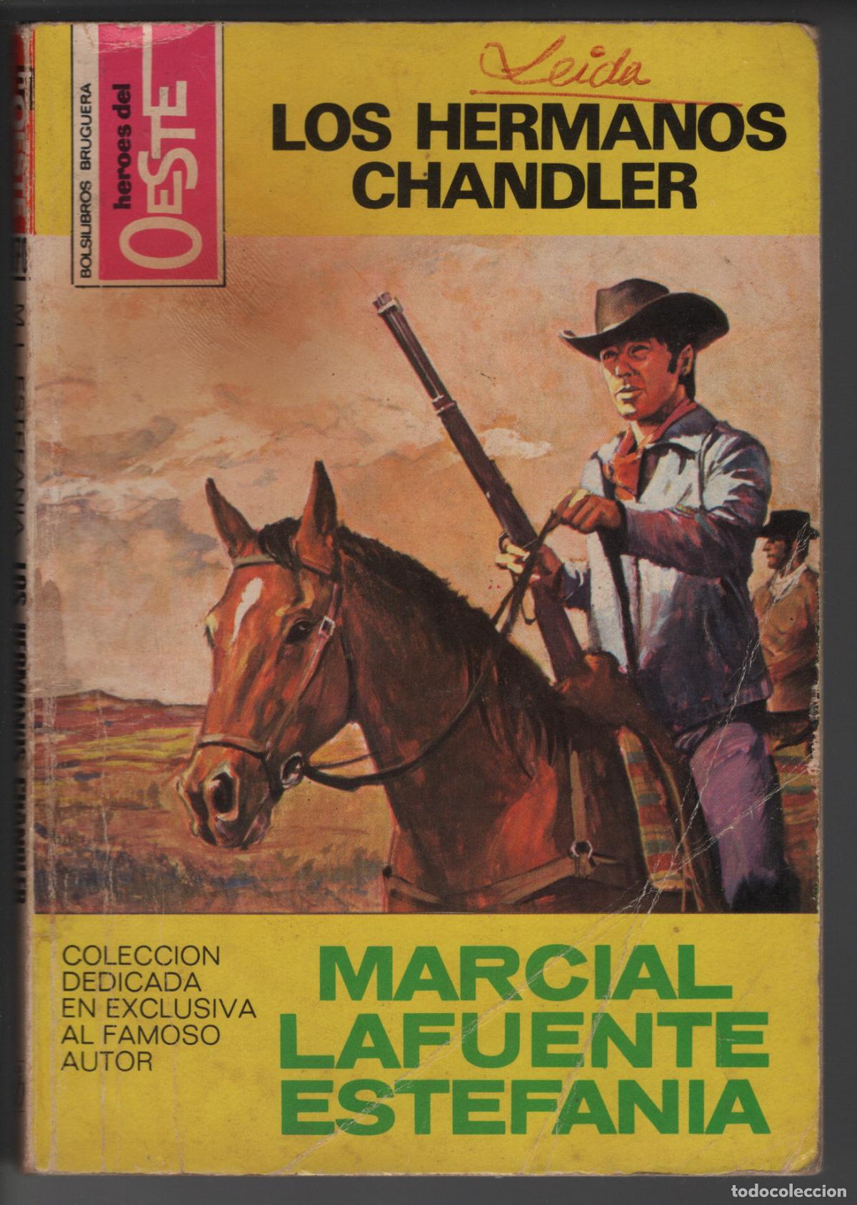 Libros de segunda mano: HEROES DEL OESTE 870 - LOS HERMANOS CHANDLER - ESTEFANIA - BOLSILIBRO BRUGUERA