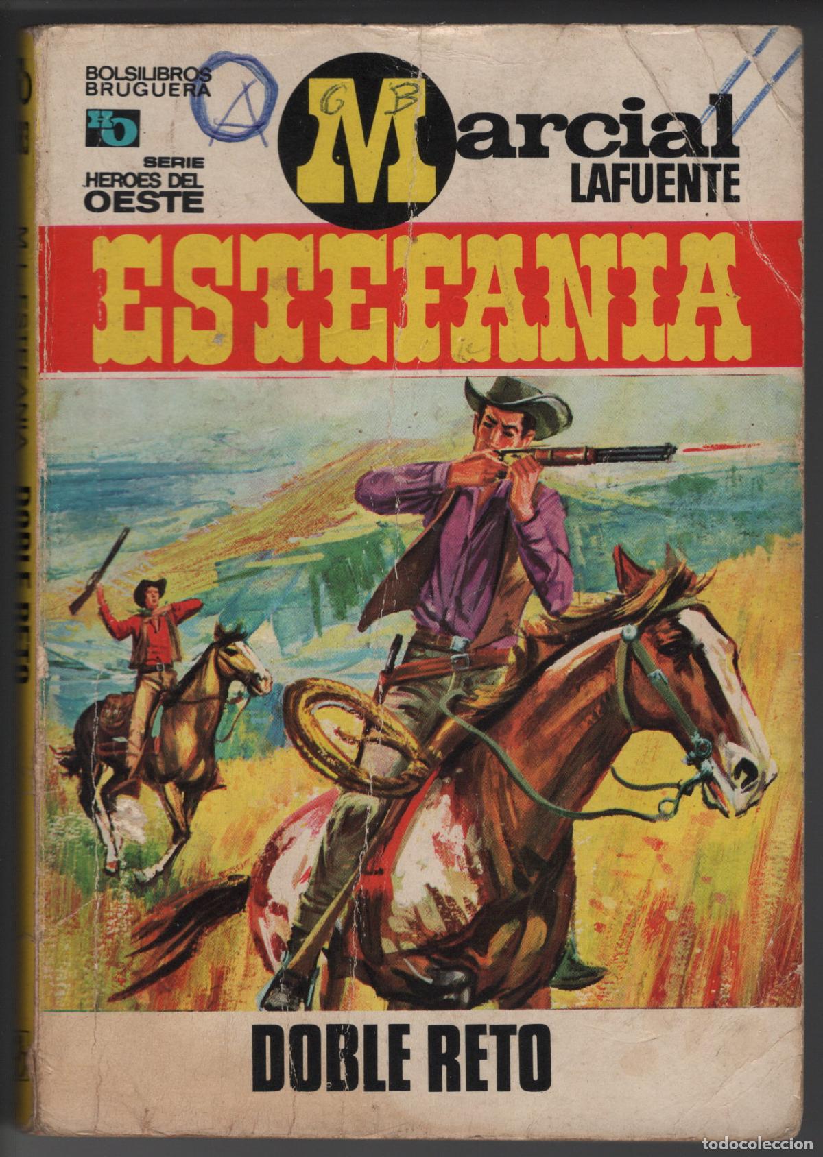 Libros de segunda mano: HEROES DEL OESTE 683 - DOBLE RETO - ESTEFANIA - BOLSILIBRO BRUGUERA