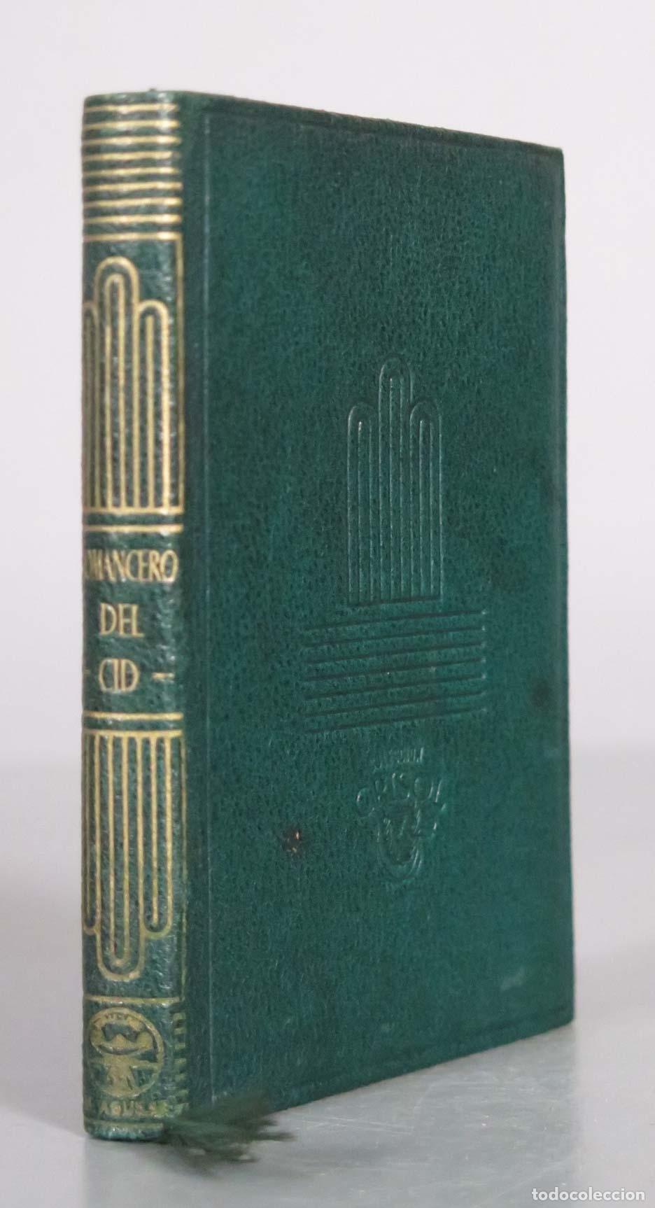 Libros de segunda mano: Romancero del Cid - Aguilar, CRISOL 1944