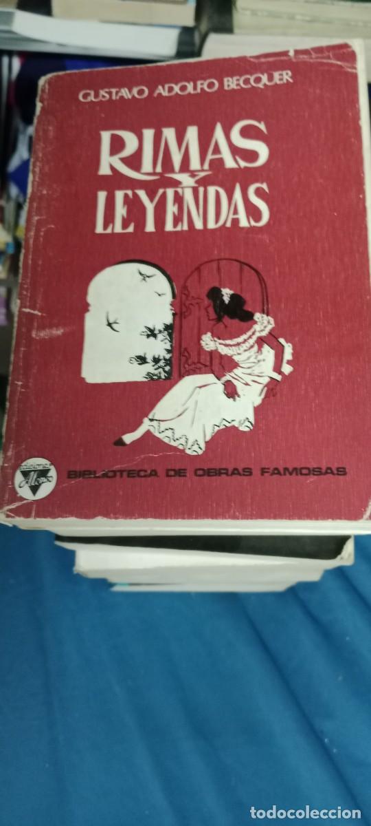Libros de segunda mano: RIMAS Y LEYENDAS GUSTAVO ADOLFO BECQUER LIBRO GG-UEL