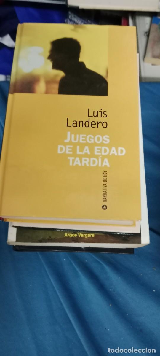 Libros de segunda mano: JUEGOS DE LA EDAD TARDIA LUIS LANDERO LIBRO GG-UEL