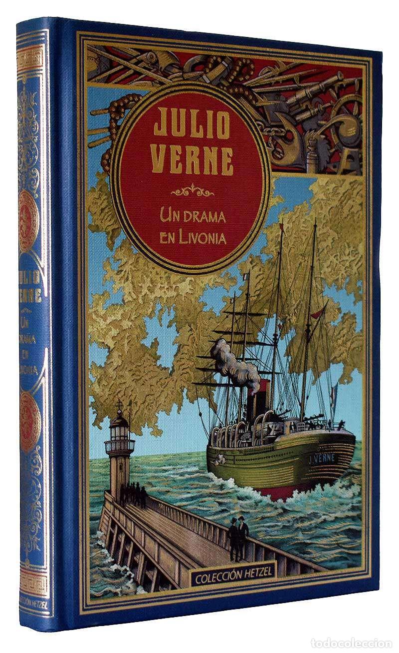 Libros de segunda mano: Un drama en Livonia y Las historias de Jean-Marie Cabidoulin - Julio Verne