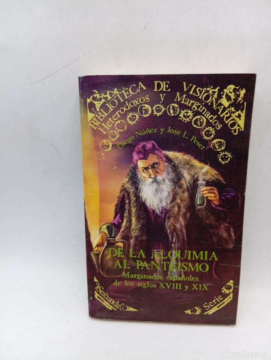 Libros de segunda mano: BIBLIOTECA DE VISIONARIOS. DE LA ALQUIMIA AL PANTEISMO. DIEGO NU&Ntilde;EZ/JOSE L. PESET. 1983.