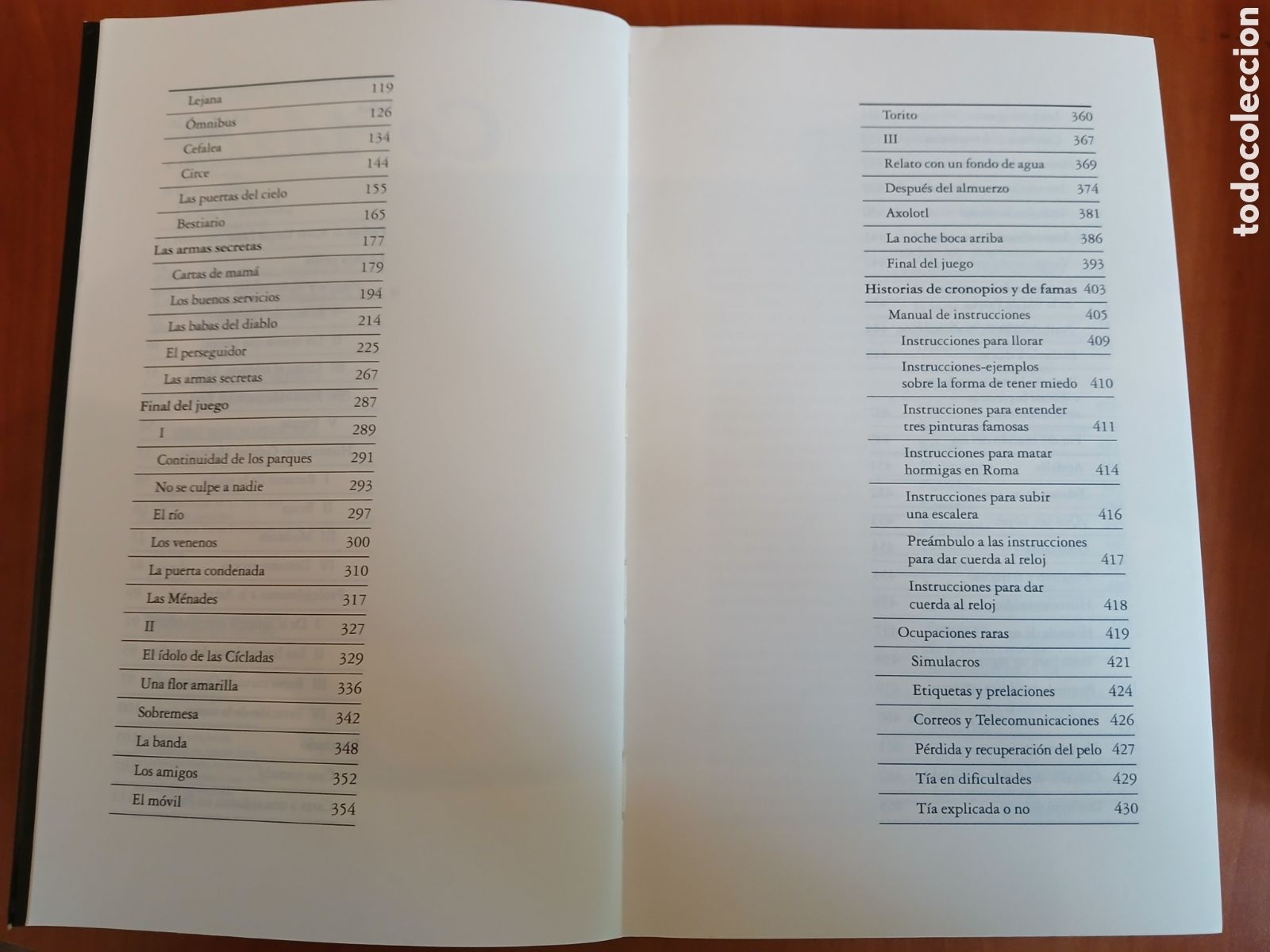 Libros de segunda mano: Cuentos Completos. Cort&aacute;zar. 2 tomos, Completa. - Foto 6
