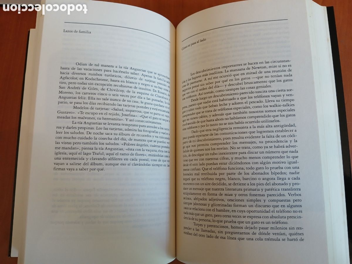 Libros de segunda mano: Cuentos Completos. Cort&aacute;zar. 2 tomos, Completa. - Foto 15