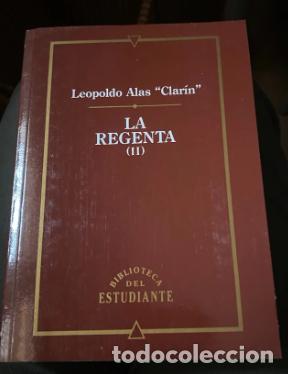Libros de segunda mano: LA REGENTA (II) &middot; Leopoldo Alas &rdquo;Clar&iacute;n&rdquo;