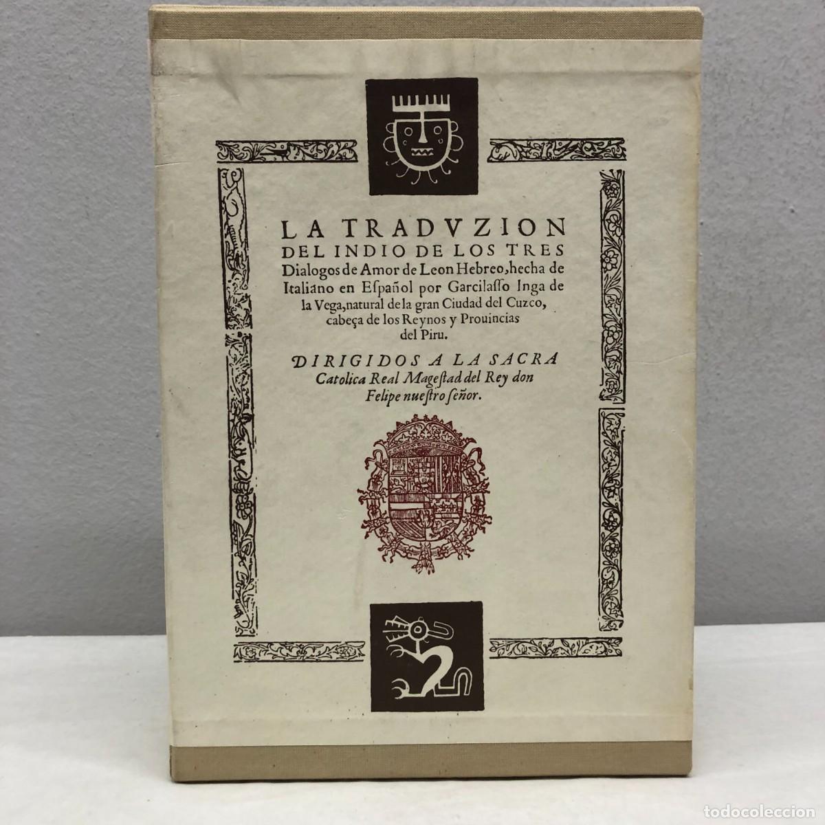 Libros de segunda mano: LA TRADVZION DE LOS TRES DIALOGOS DE AMOR DE LEON HEBREO - GARCILASSO INGA DE LA VEGA / 419