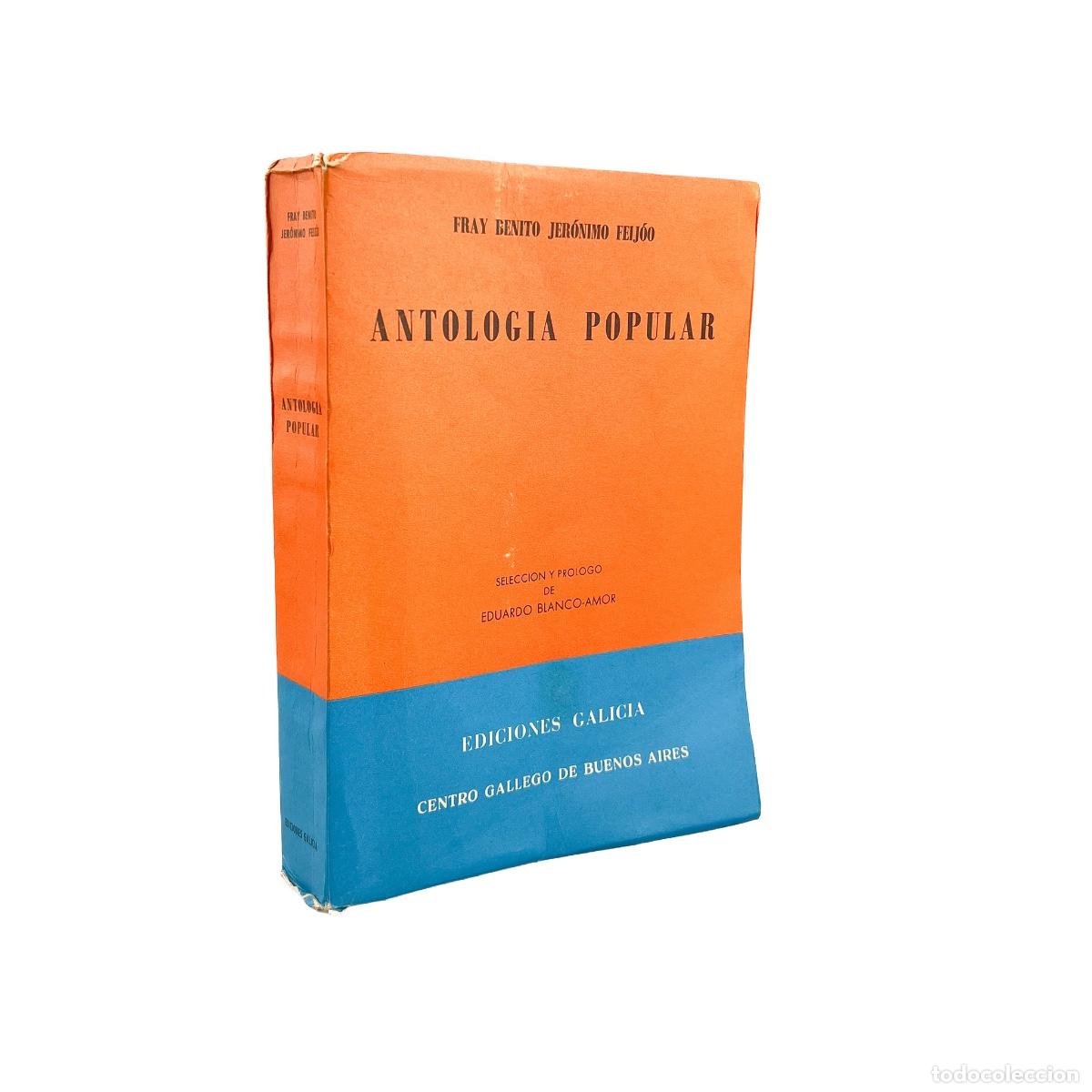 Libros de segunda mano: Antolog&iacute;a Popular, Fray Benito Jer&oacute;nimo Feij&oacute;o