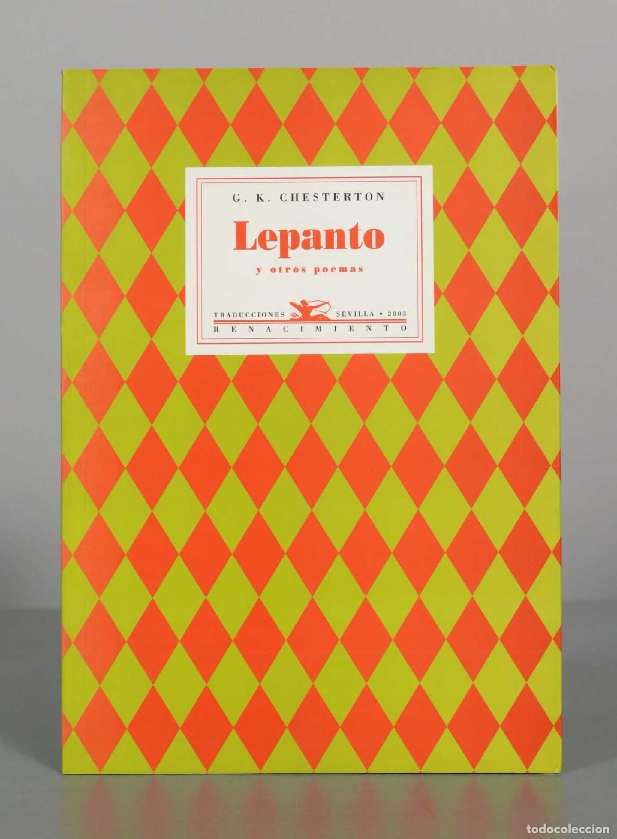 Libros de segunda mano: Lepanto y otros poemas - G. K. Chesterton - Editorial Renacimiento
