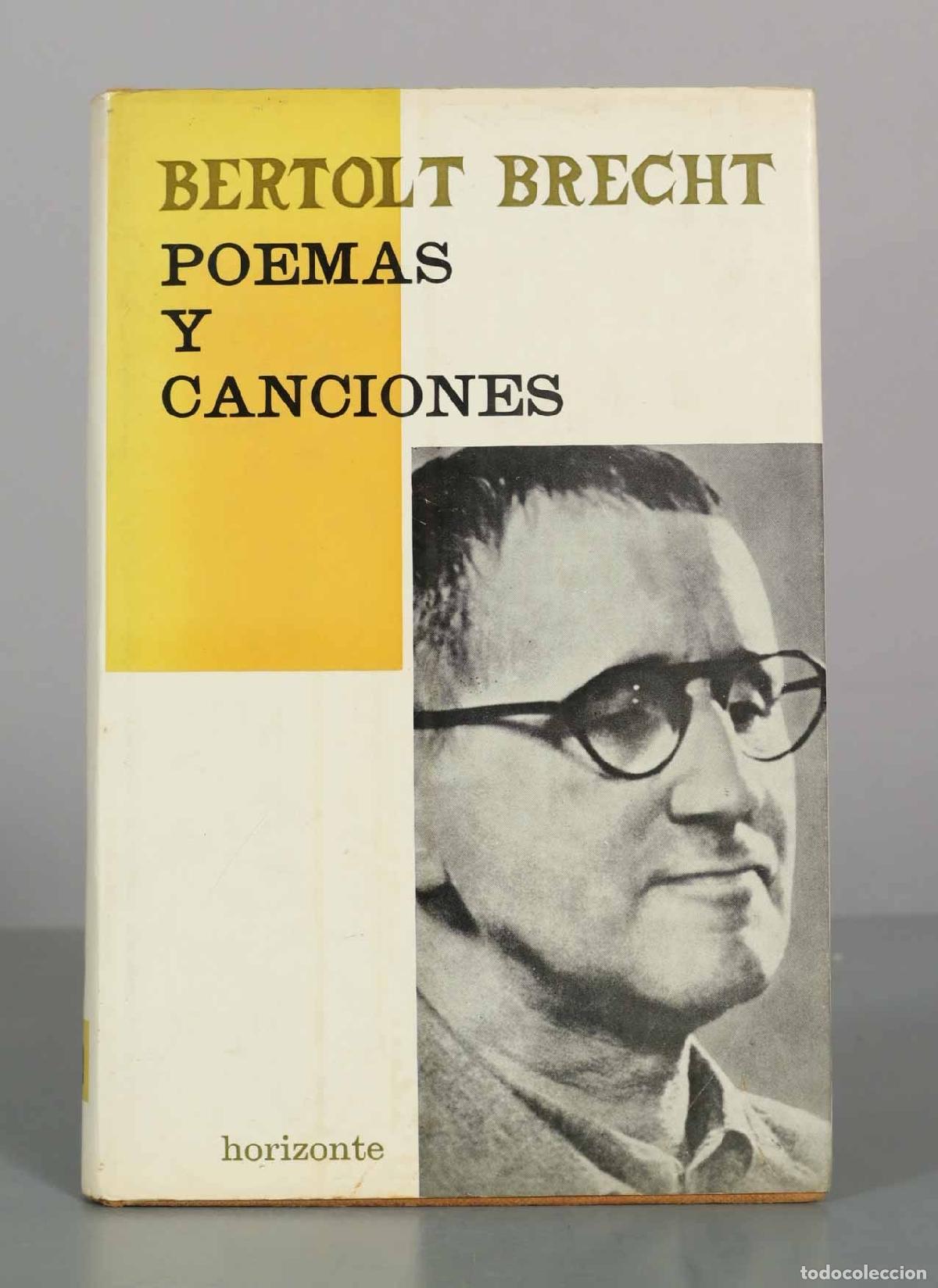 Libros de segunda mano: Poemas y canciones - Bertolt Brecht - Editorial Horizonte