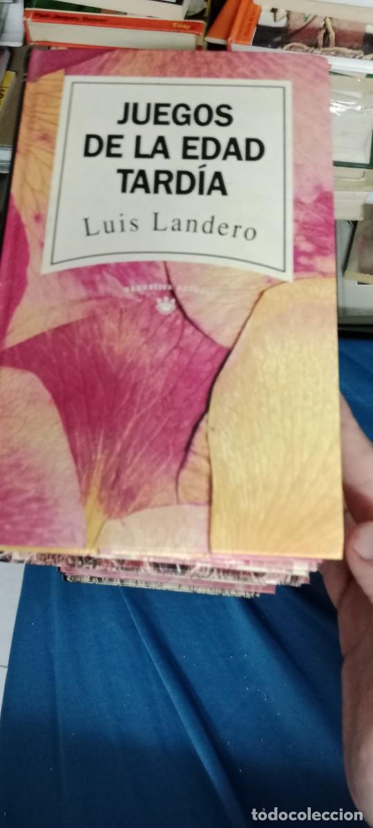 Libros de segunda mano: JUEGO DE LA EDAD TARDIA LUIS LANDERO LIBRO GG-UEL