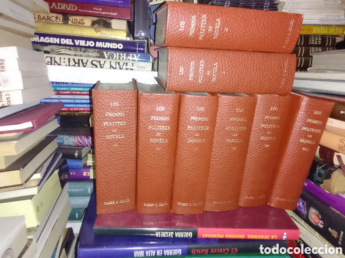 Libros de segunda mano: Lote 8 tomos premios Pulitzer