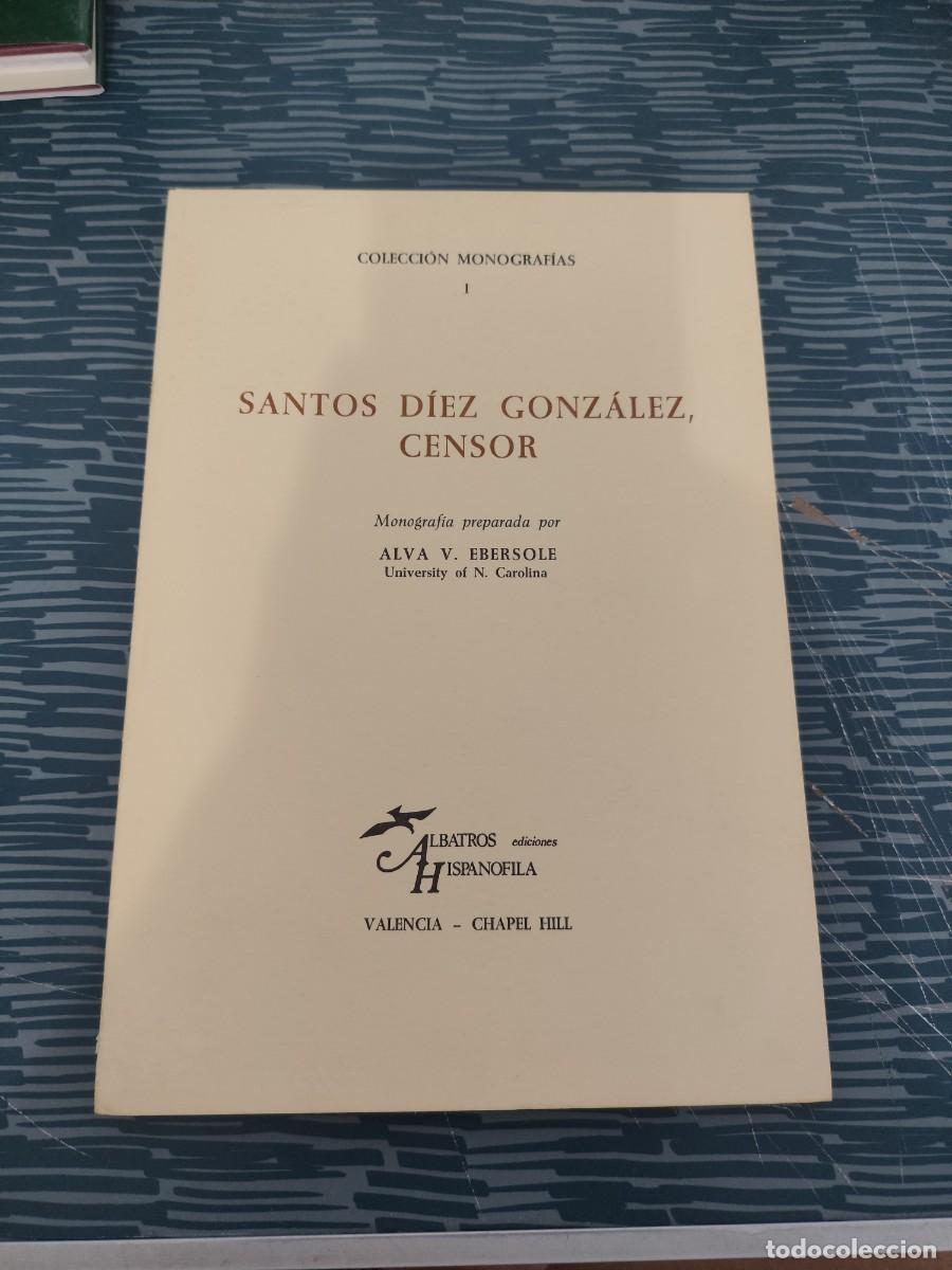 Libros de segunda mano: SANTOS DIEZ GONZ&Aacute;LEZ CENSOR,ALVA V.VEBERSOLE, ALBATROS EDICIONES,1982,71 P&Aacute;GINAS.