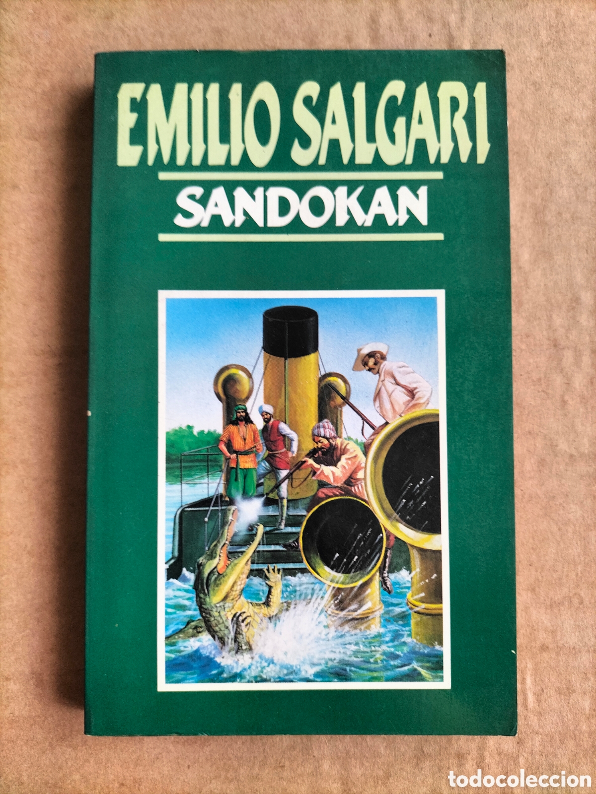 Libros de segunda mano: Sandok&aacute;n. Emilio Salgari. Ediciones orbis, 1986. Libro