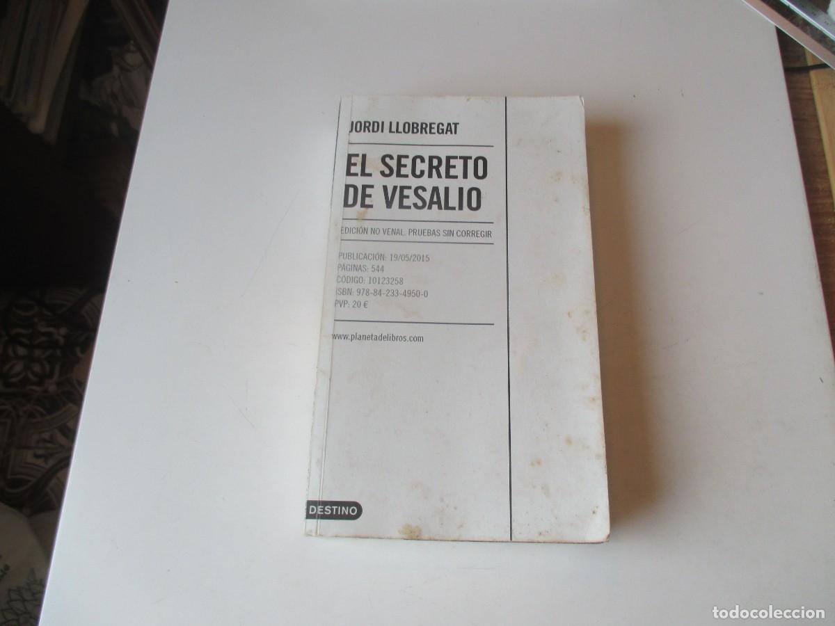 Libros de segunda mano: JORDI LLOBREGAT El secreto de Vesalio W40553