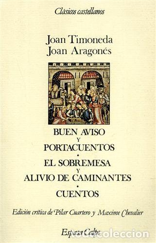 Livres d'occasion: Buen Aviso y Portacuentos - Timoneda, Juan de - Espasa-calpe - Cl&aacute;sicos Castellanos, N&ordm; 19