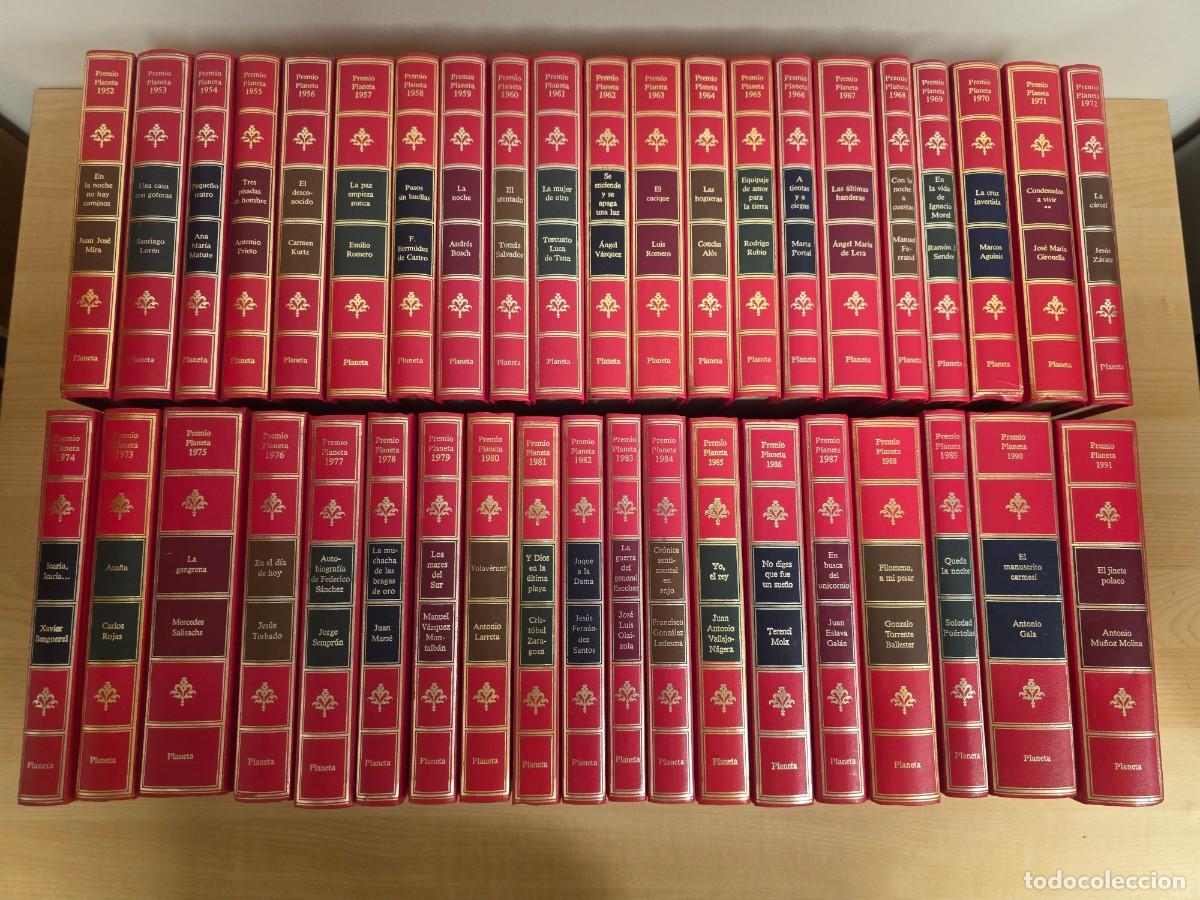 Libros de segunda mano: Coleccion Premio Planeta Tapa Roja Completa 40 tomos 1952 a 1991 Muy Buen Estado