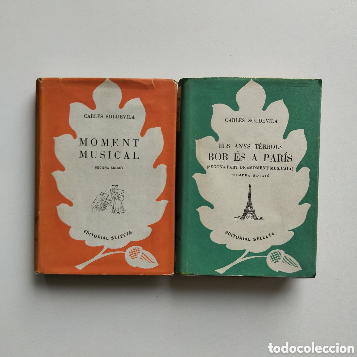 Libros de segunda mano: CARLES SOLDEVILA MOMENT MUSICAL+ BOB &Eacute;S A PAR&Iacute;S EDITORIAL SELECTA
