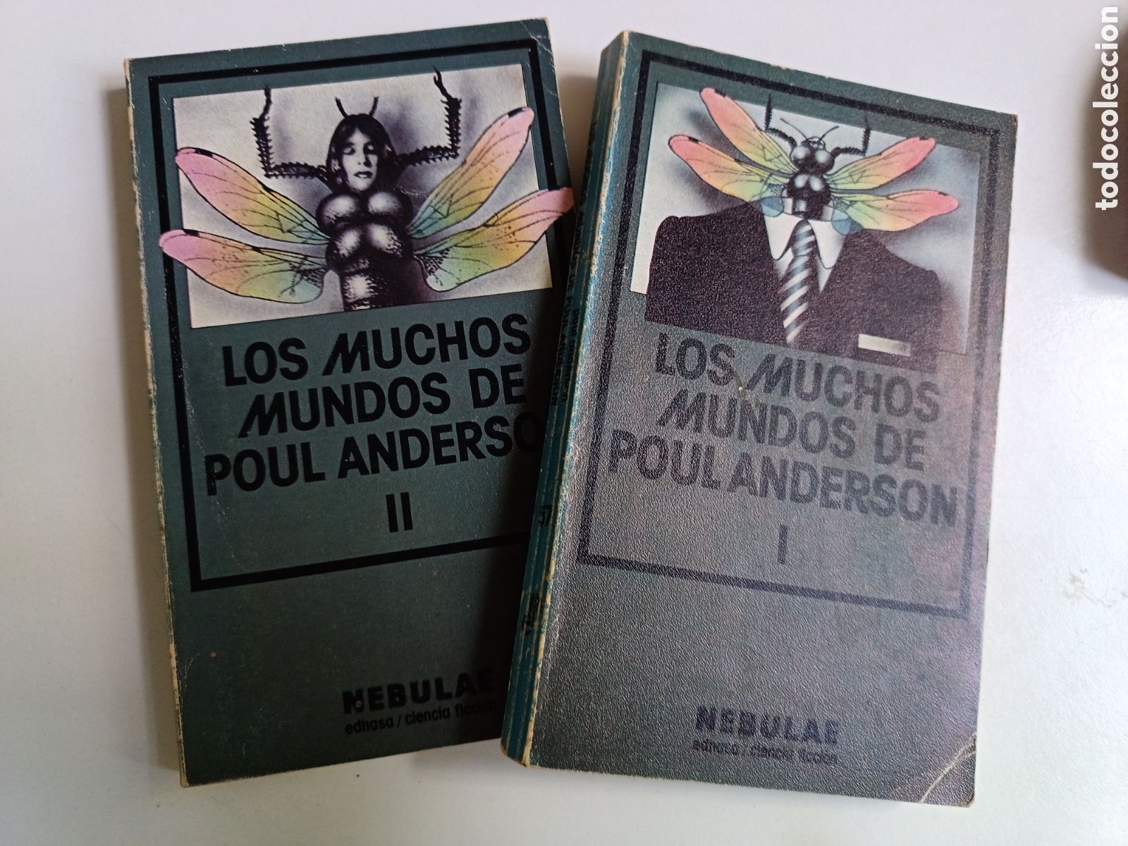 Livros em segunda m&atilde;o: los muchos mundos de Poul Anderson, 2 tomos.