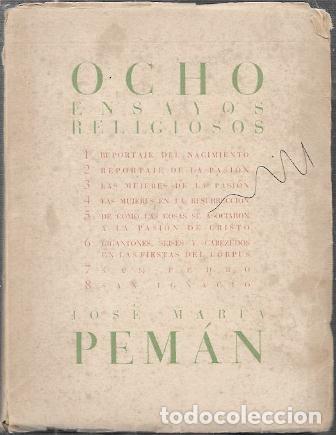 Libros de segunda mano: OCHO ENSAYOS RELIGIOSOS - PEMAN, JOSE MARIA - A-PEMAN-280
