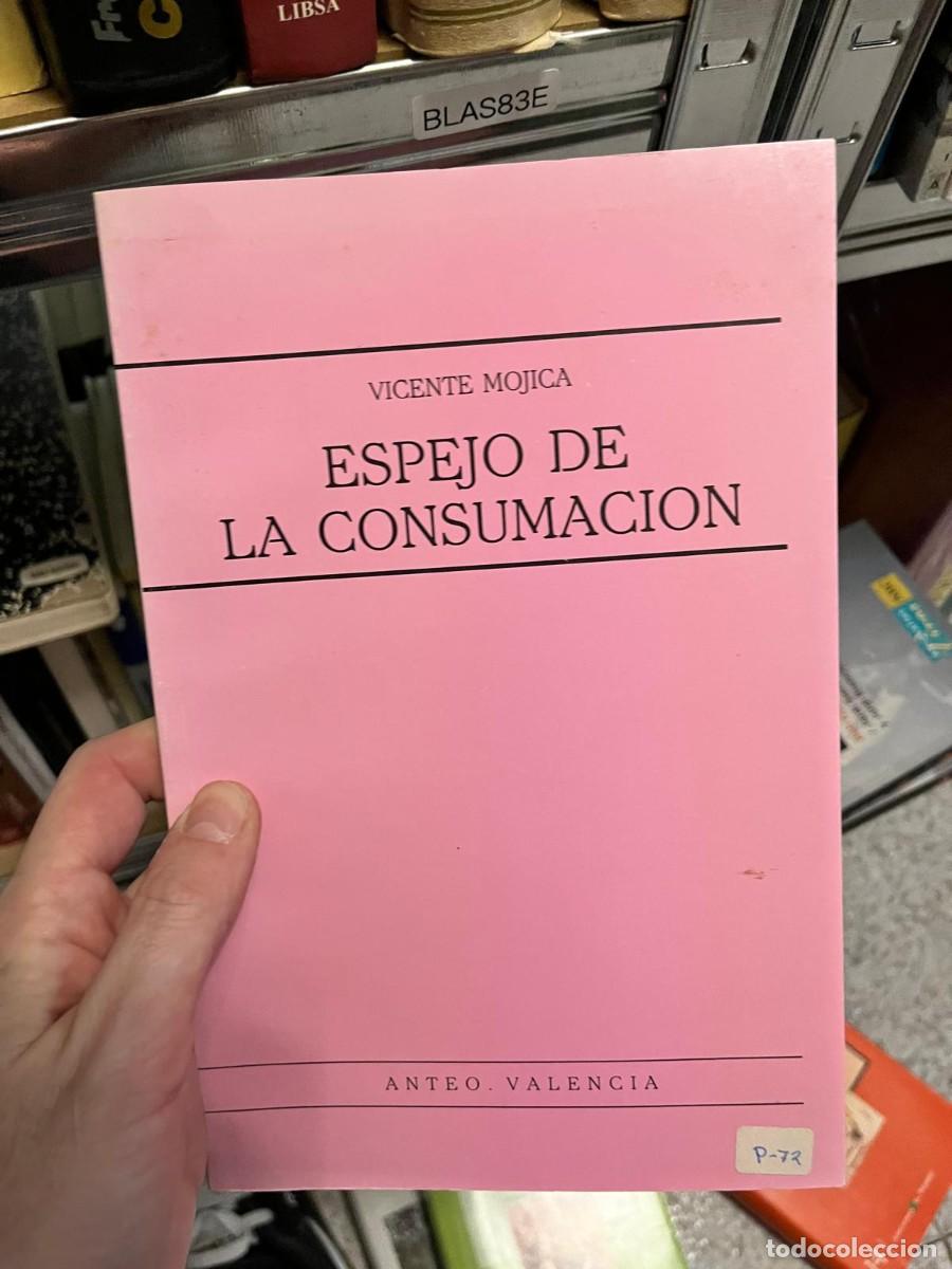 Libros de segunda mano: BLAS83E &mdash; Espejo de la consumaci&oacute;n &mdash; Vicente Mojica. Anteo (Valencia).