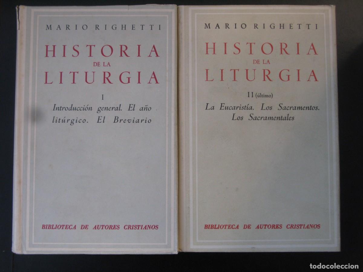 Libros de segunda mano: Historia de la liturgia (2v.) - Mario Righetti