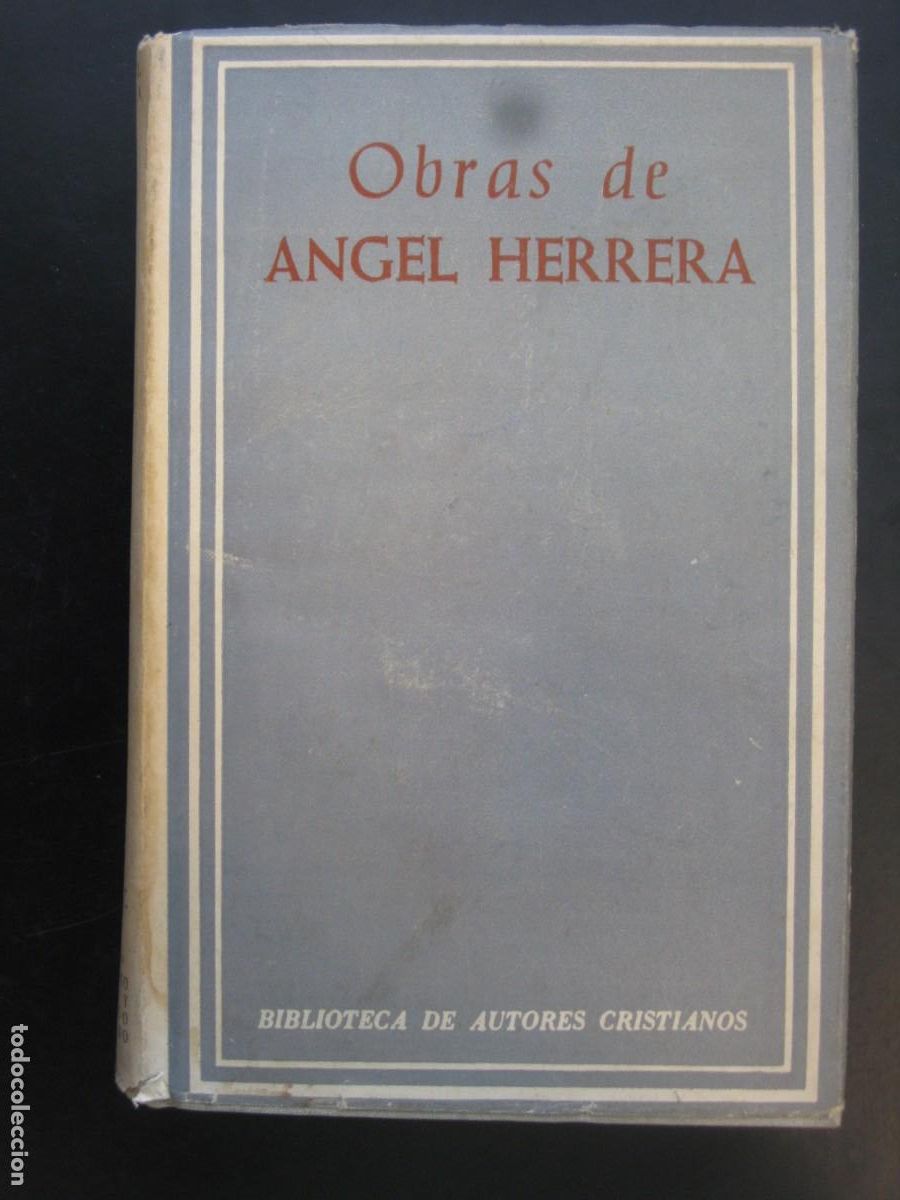 Livres d'occasion: OBRAS SELECTAS DE MONS &Aacute;NGEL HERRERA - BIBLIOTECA DE AUTORES CRISTIANOS