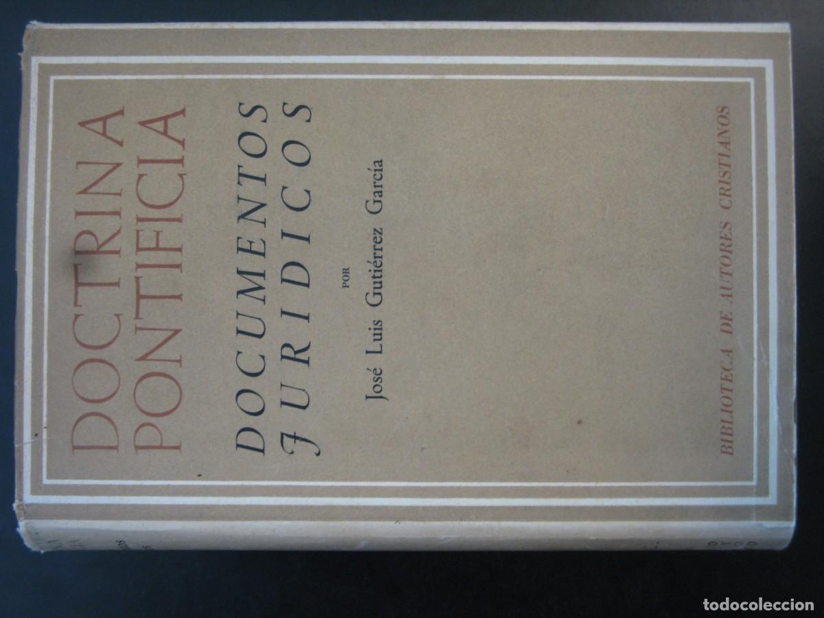 Libros de segunda mano: Doctrina Pontificia V Documentos Jur&iacute;dicos - Jos&eacute; Luis Guti&eacute;rrez Garc&iacute;a