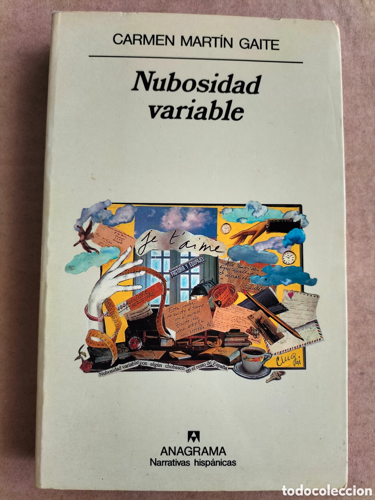 Libros de segunda mano: Nubosidad variable. Carmen Mart&iacute;n Gaite. Narrativas hisp&aacute;nicas 128. Editorial anagrama, 1993. Libro