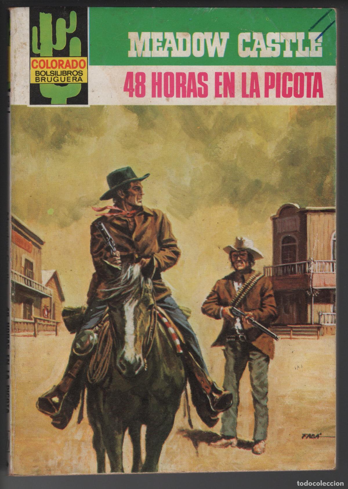 Libros de segunda mano: COLORADO 1239 - 48 HORAS EN LA PICOTA - MEADOW CASTLE - BOLSILIBRO BRUGUERA