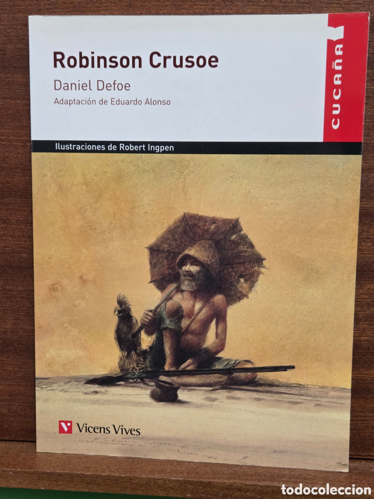 Libros de segunda mano: DANIEL DEFOE...&rdquo;&rdquo;ROBINSON CRUSOE&rdquo;&rdquo;...ADAPTACI&Oacute;N DE EDUARDO ALONSO...E. VICENS VIVES...2011...
